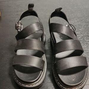 Black Strappy Sandals